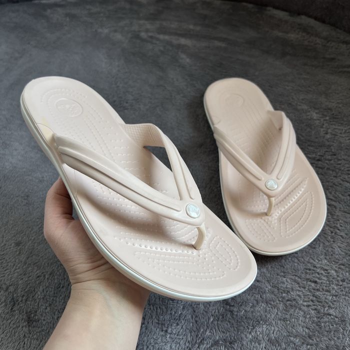 Жіночі шльопки Crocs Crocband Flip. P. 40. Як нові!!!