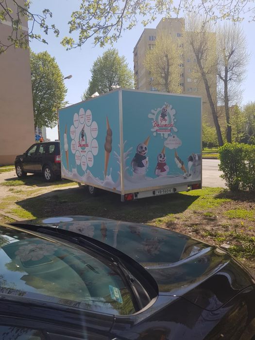 Przyczepa gastronomiczna - Lody Bałwanki