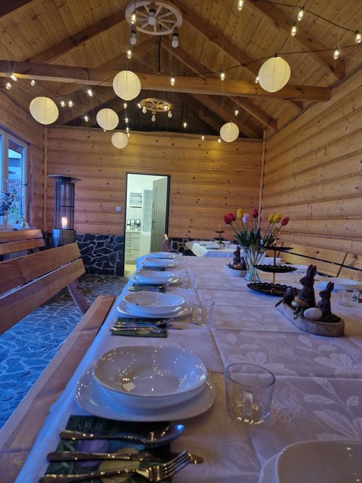 Chata Rozt Domki do wynajęcia na imprezy okolicznościowe jacuzzi sauna