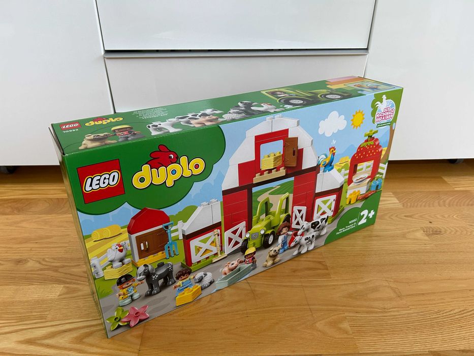 NOWE LEGO 10952 Duplo - Stodoła, traktor i zwierzęta gospodarskie (Łączany/Oświęcim)