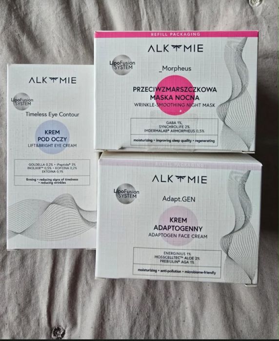 Zestaw mosmetykow alkmie