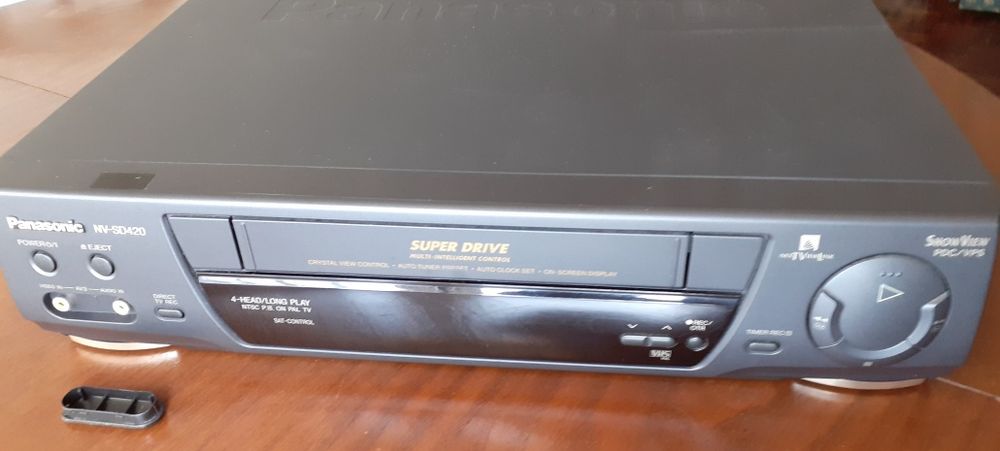 Vídeo Panasonic leitor gravador VHS NOVO