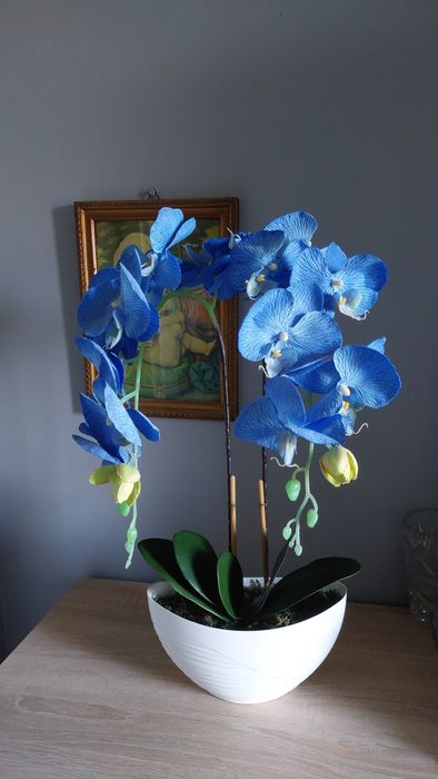 Nowe storczyki pięcio-pędowe sztuczne kwiaty storczyk