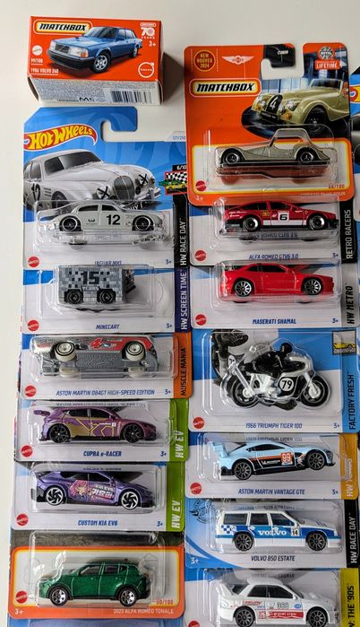 Subaru, Alfa Romeo, Jaguar, Volvo Hot Wheels Matchbox Хот Вілс Мачбокс