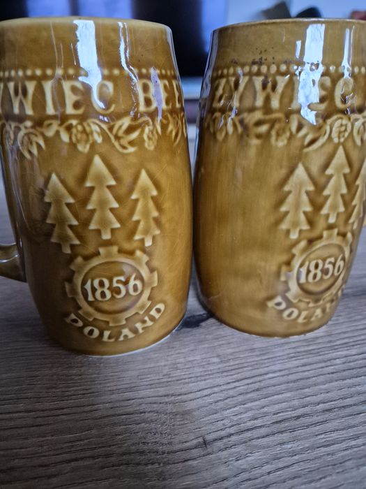 Kufel Browar Żywiec PRL 2 szt