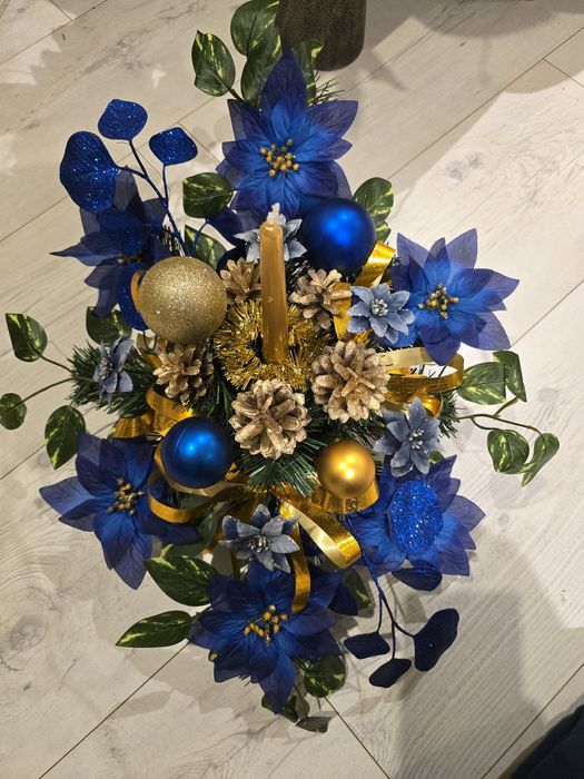 Stroik bożonarodzeniowy wiązanka świąteczna