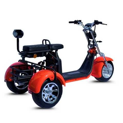 Scooter elétrica de lítio de assento duplo, Motor: 2000 W Velocidade Máx. : 45 Km/h