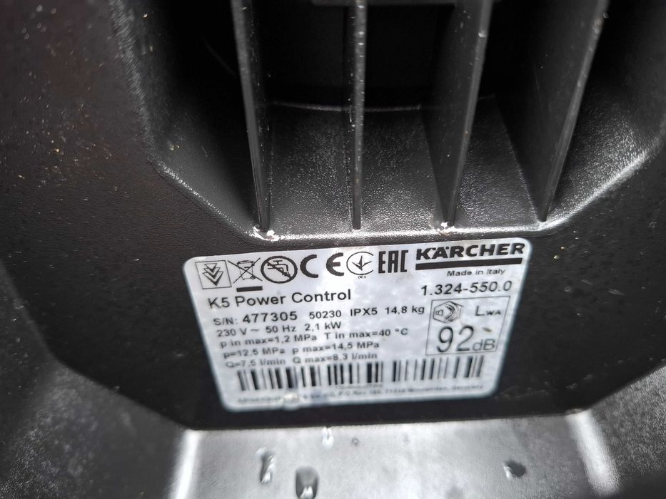 Myjka ciśnieniowa Karcher K 5 Power Control