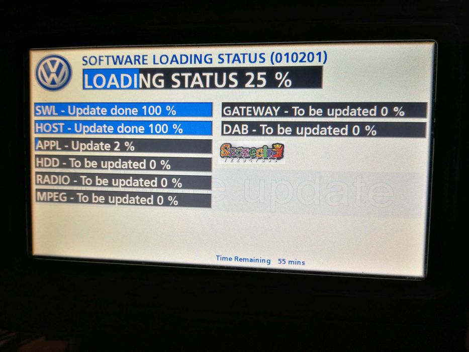 CD płyta VW Skoda nawigacja RNS510 naprawa mapy PL menu bootloop radio