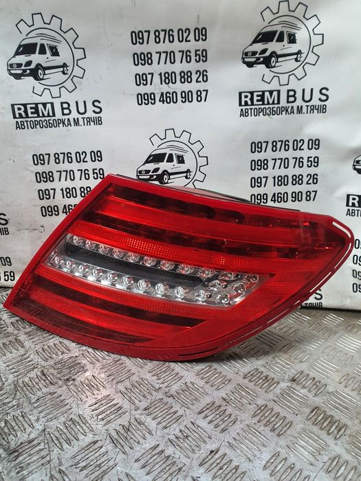 Задні стопи Mercedes-Benz w204 c-class рестайл, діодні, лед