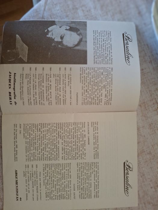 Programa cinema vintage borsalino alain delon belmondo