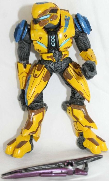 Подвижная фигурка Halo Series Yellow Elite Пилот (Mcfarlane