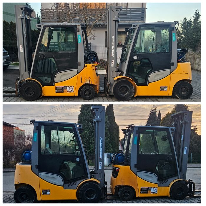 Wózek widłowy JUNGHEINRICH TFG320s Triplex 5sekcji 2016rLPG  transport