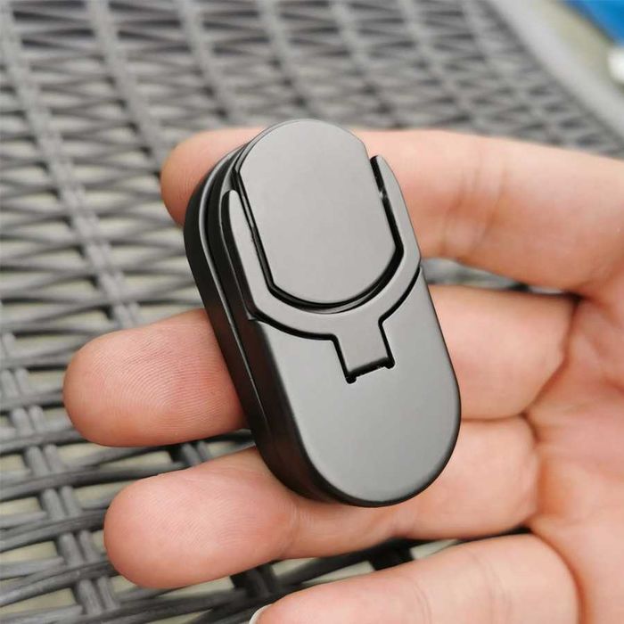 EDC Фіджет іграшка 4в1 слайдер-монетка магнітний Fidget Toy антістрес клацалка (сірий)