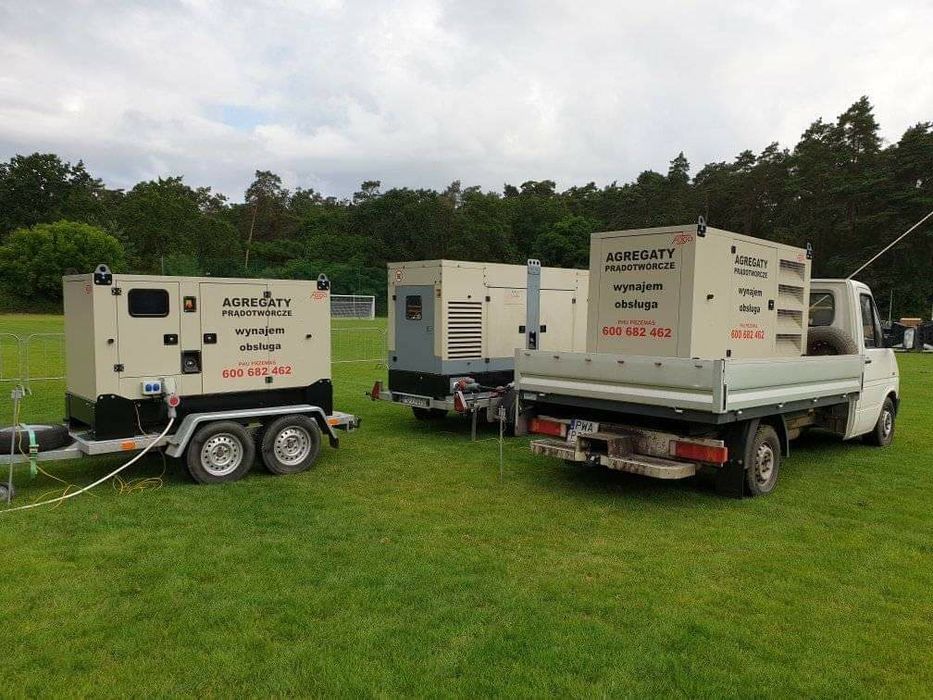 Scena 10x8  8x6 nagłośnienie oświetlenie agregaty prądotwórcze