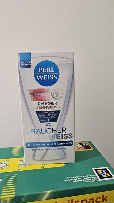 Perl Weiss pasta wybielająca z Niemiec