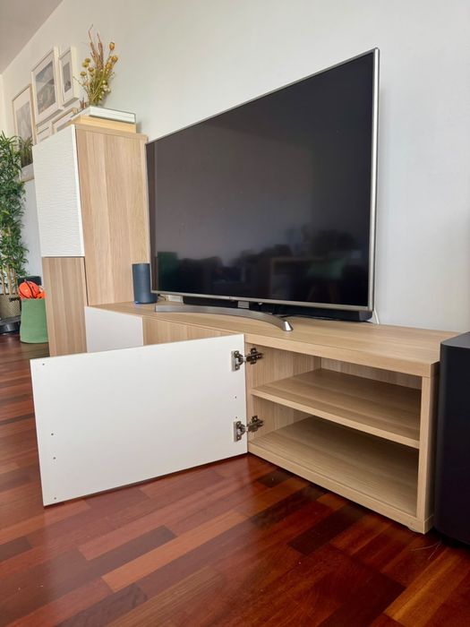 Conjunto IKEA BESTA - Movel TV+Estante