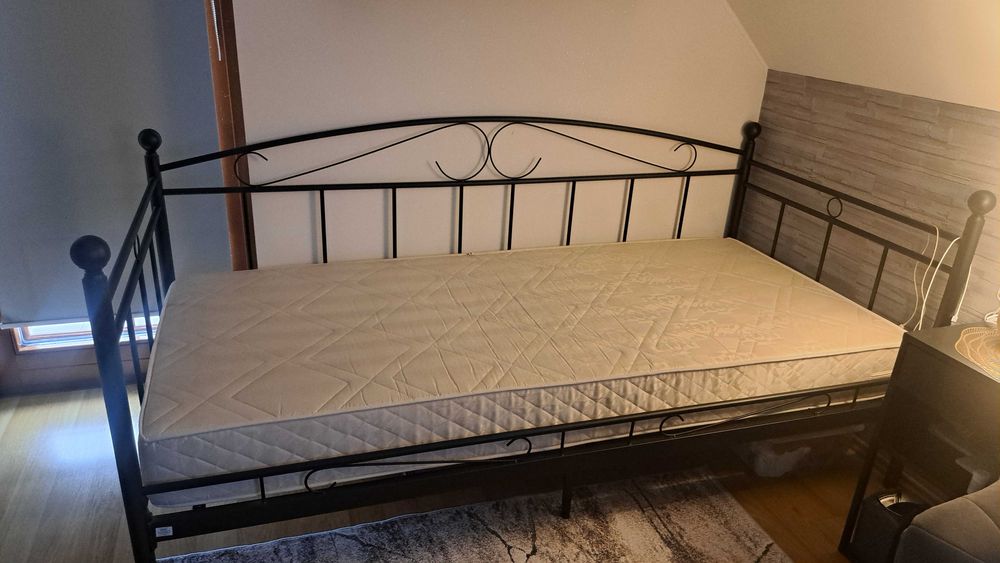 Łóżko metalowe 90x200