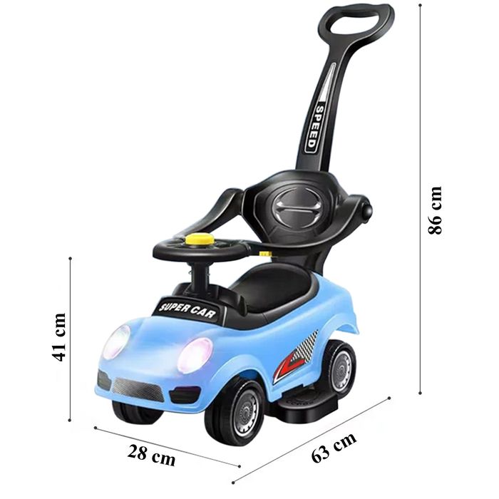 JEŹDZIK PCHACZ CHODZIK 3W1 auto led z dźwiękiem