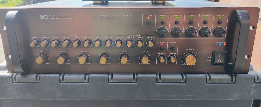 Wzmacniacz itC Ti-120S + System mikrofonowy itC T-521F