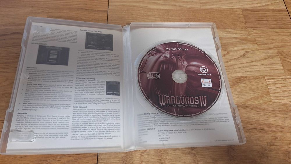 Warlords IV - bohaterowie Etherii - polska wersja pudełkowa na PC.