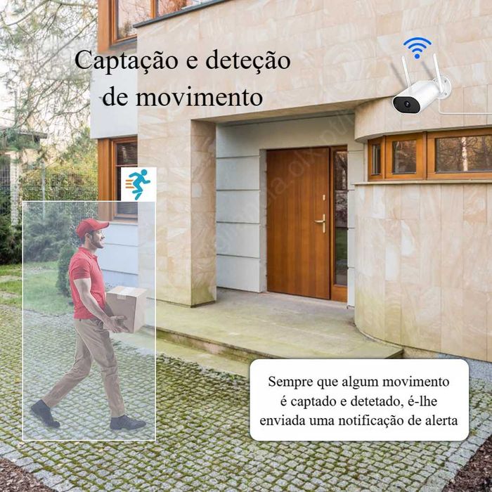 Câmara de Vigilância‼️3MP‼️Compatível com NVR‼️Visão Noturna