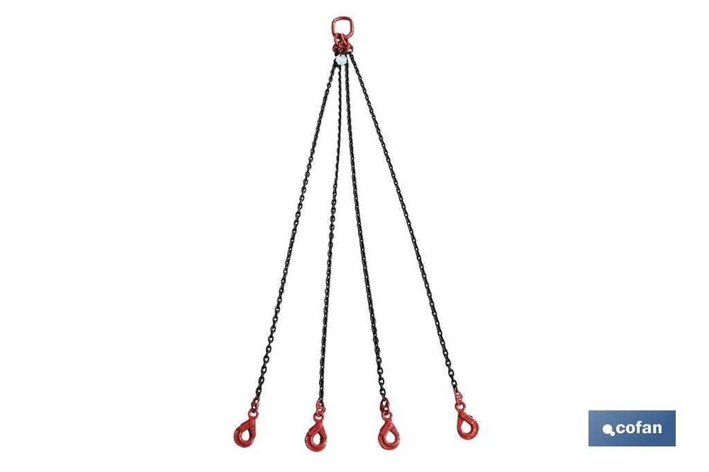 Lingas de Corrente Dupla, ou Quadrupla para Elevação de Cargas64186465723777121