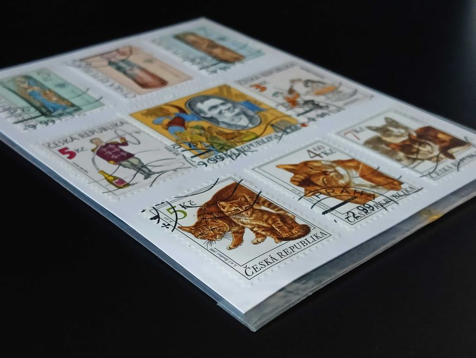 Zestaw czeskich znaczków pocztowych