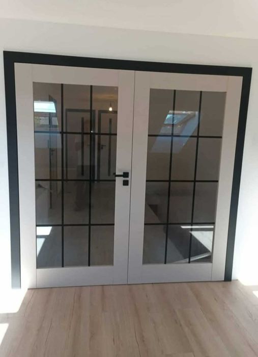 Drzwi wewnętrzne z montażem