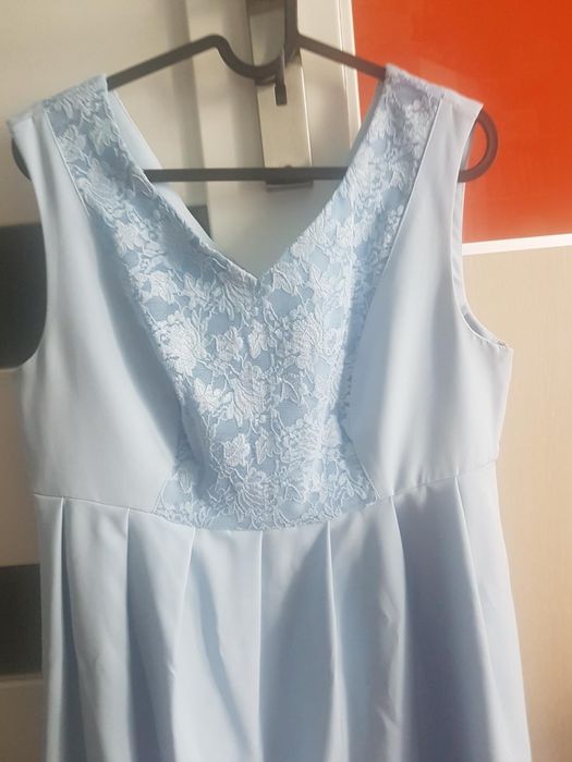 Sukienka ciążowa błękitna r. 40