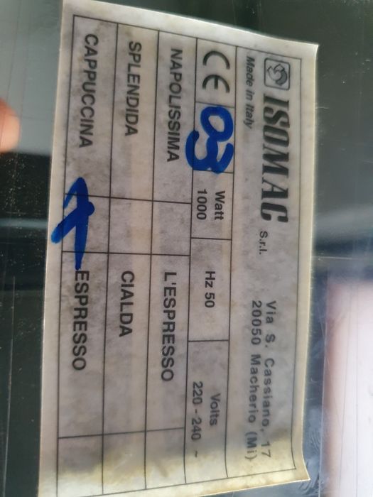 Włoski ekspres kolbowy 8 bar po serwisie wysyłka gratis
