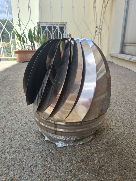 Chapéu de chaminé rotativo