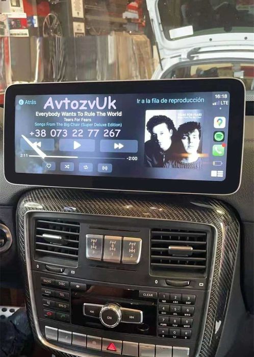 Дисплей W461 W463 W464 Mercedes G магнитола X-Class X200 X250D AMG GT