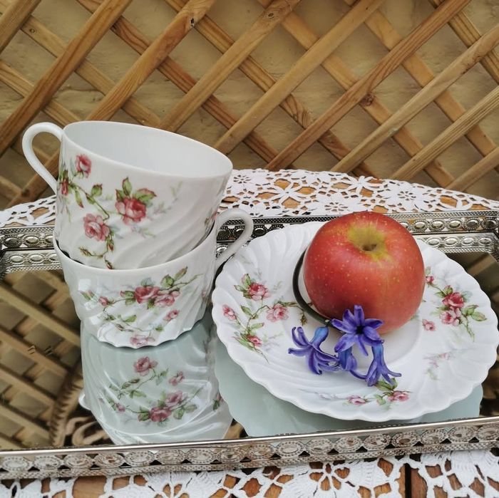Haviland Limoges 2 чашки та блюдце