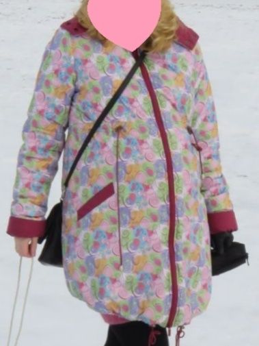 Зимняя куртка для беременных Мамасик