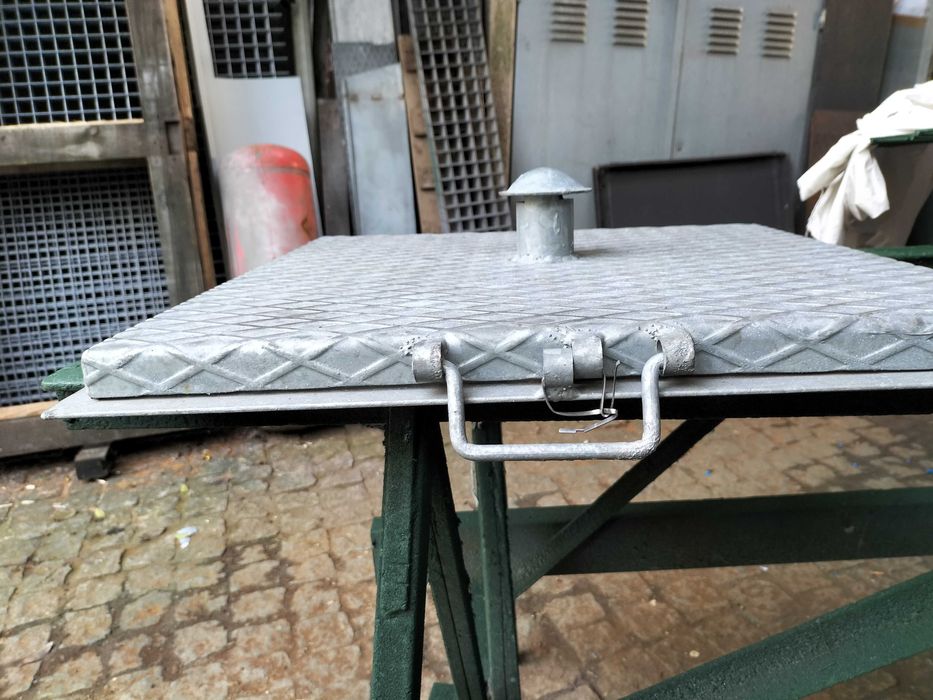 Tampa com Respiro e Aro     .