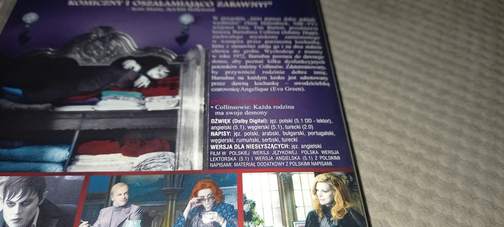 Mroczne cienie   dvd
