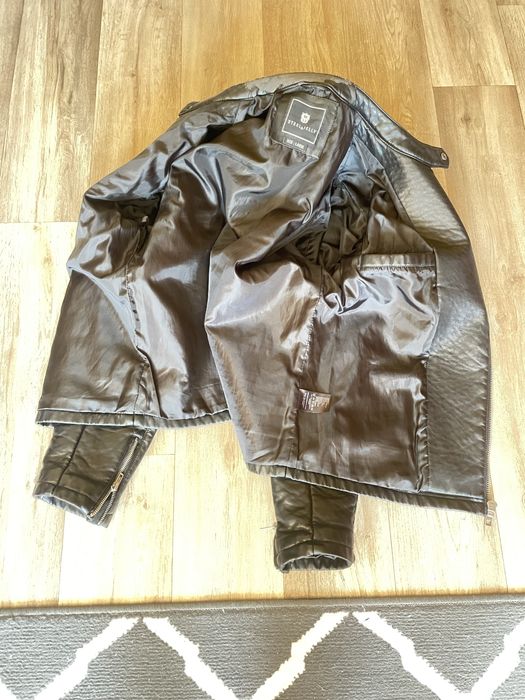 Skorzana ramoneska męska