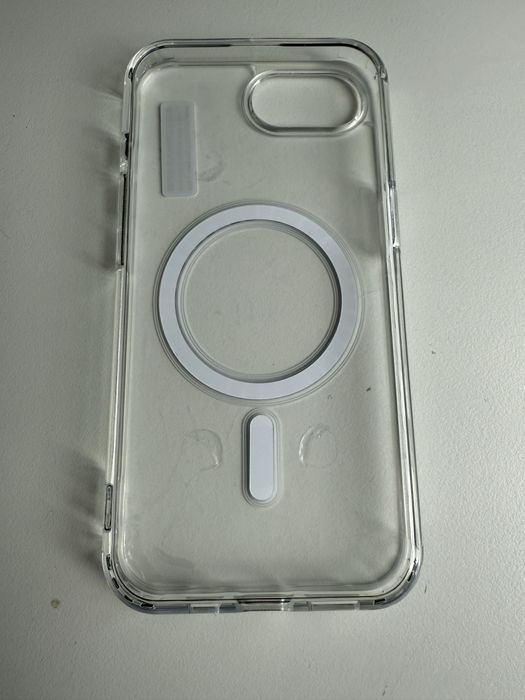 Obudowa magnetyczna etui do Iphone 16e przezroczysta