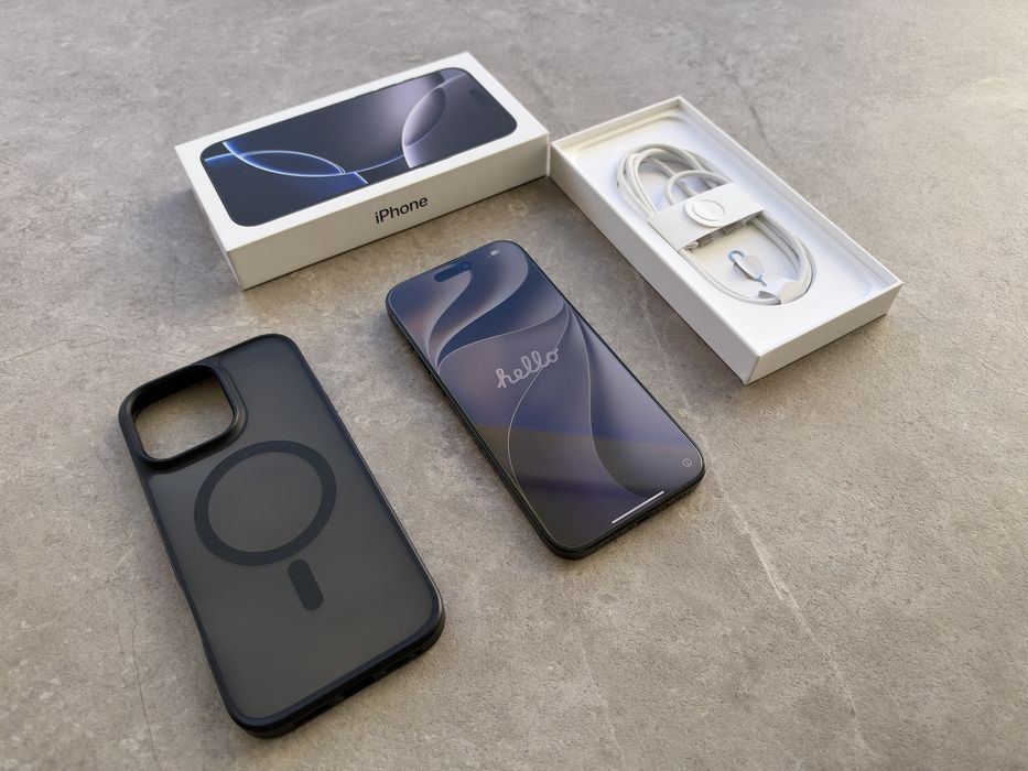 iPhone 16 Pro Max 512GB – Black Titanium / como NOVO!