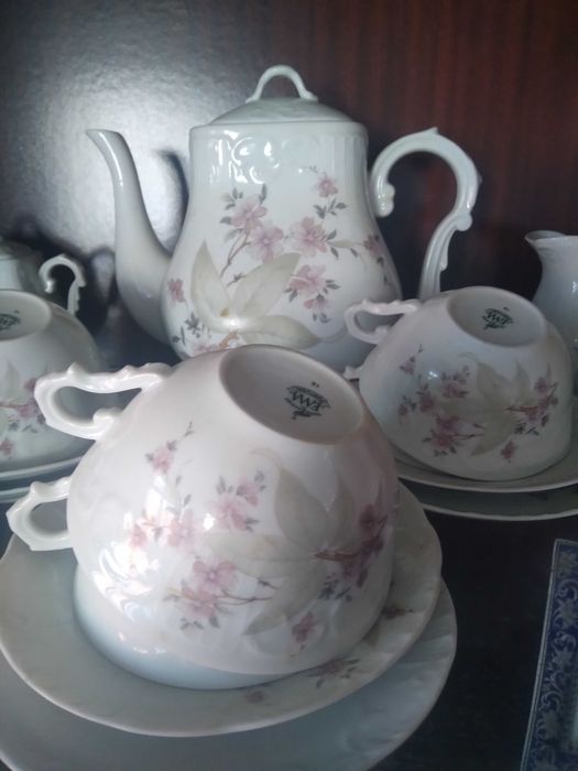 Conjunto cha porcelana