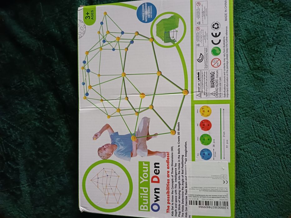 Sprzedam zestaw modułowy do budowania fortów namiot dla dzieci