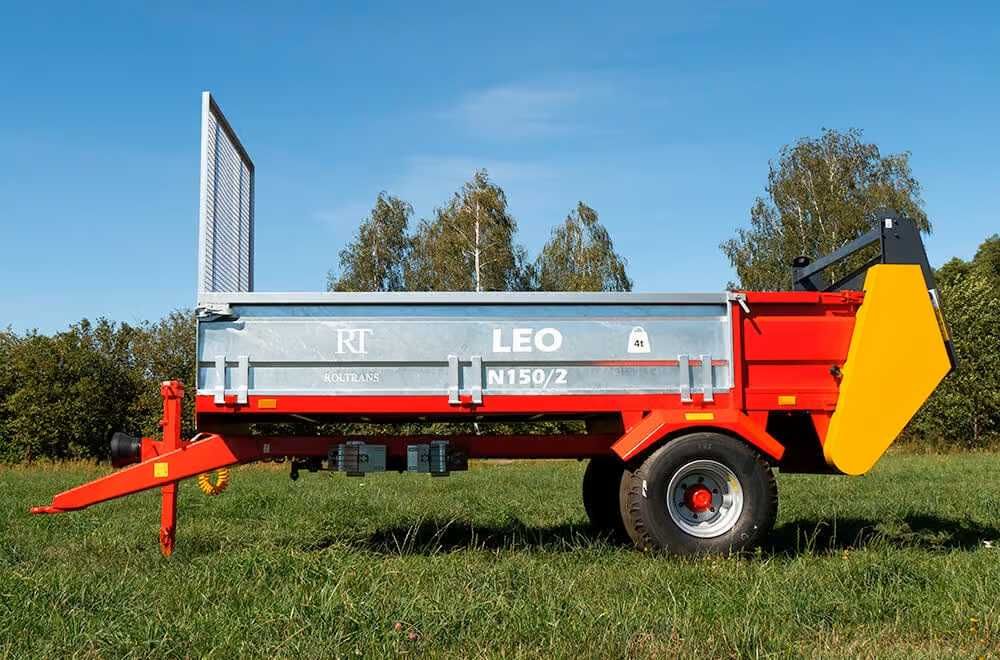 Rozrzutnik obornika jednoosiowy ROLTRANS  N150/2 LEO 4t