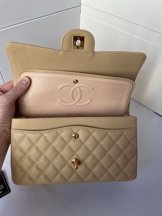 Torebka Chanel Caviar beige