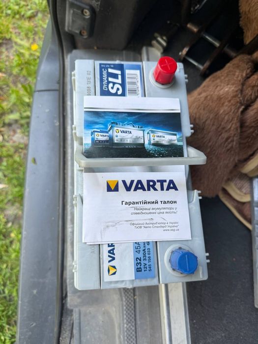 Акумулятор Varta B32 45Ah 12V 330A — новий, не підійшов