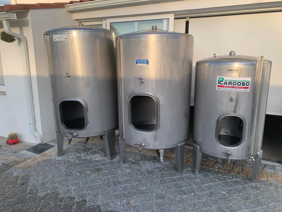 Cubas de inox  500L