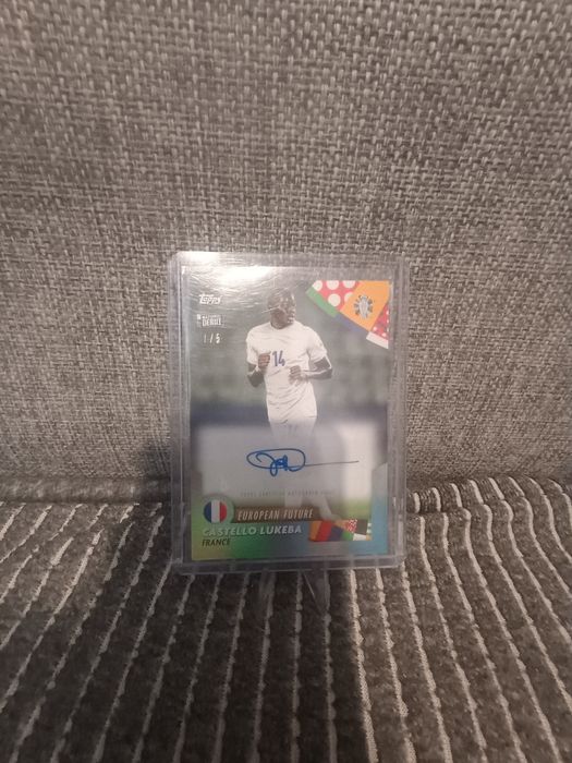 Topps euro 2024 x Jose Mourinho Castello lukeba autograf /5 debut