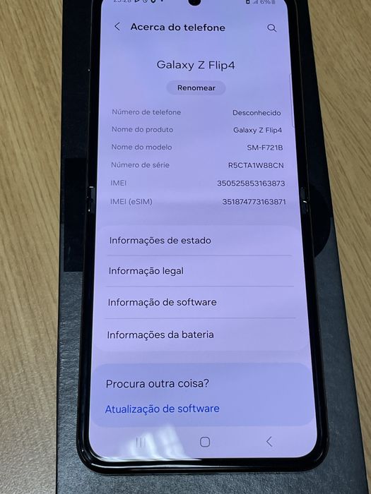 Samsung Galaxy Z flip 4 256 Gigas