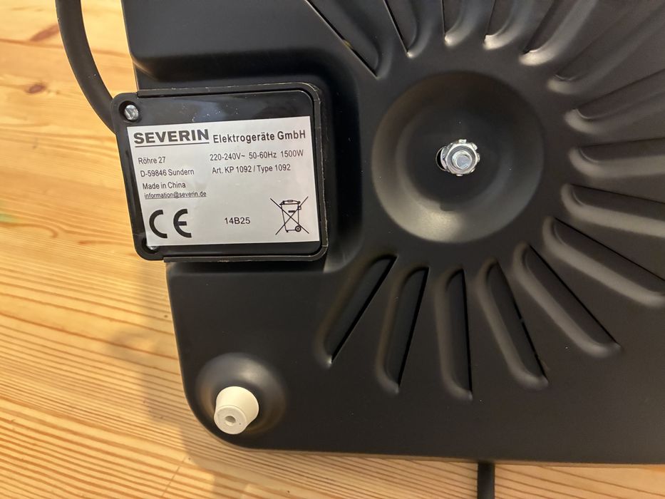 Placa eletrica de mesa SEVERIN