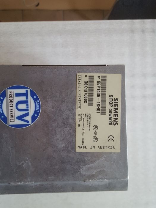 Zasilacz 24V siemens SITOP power 20